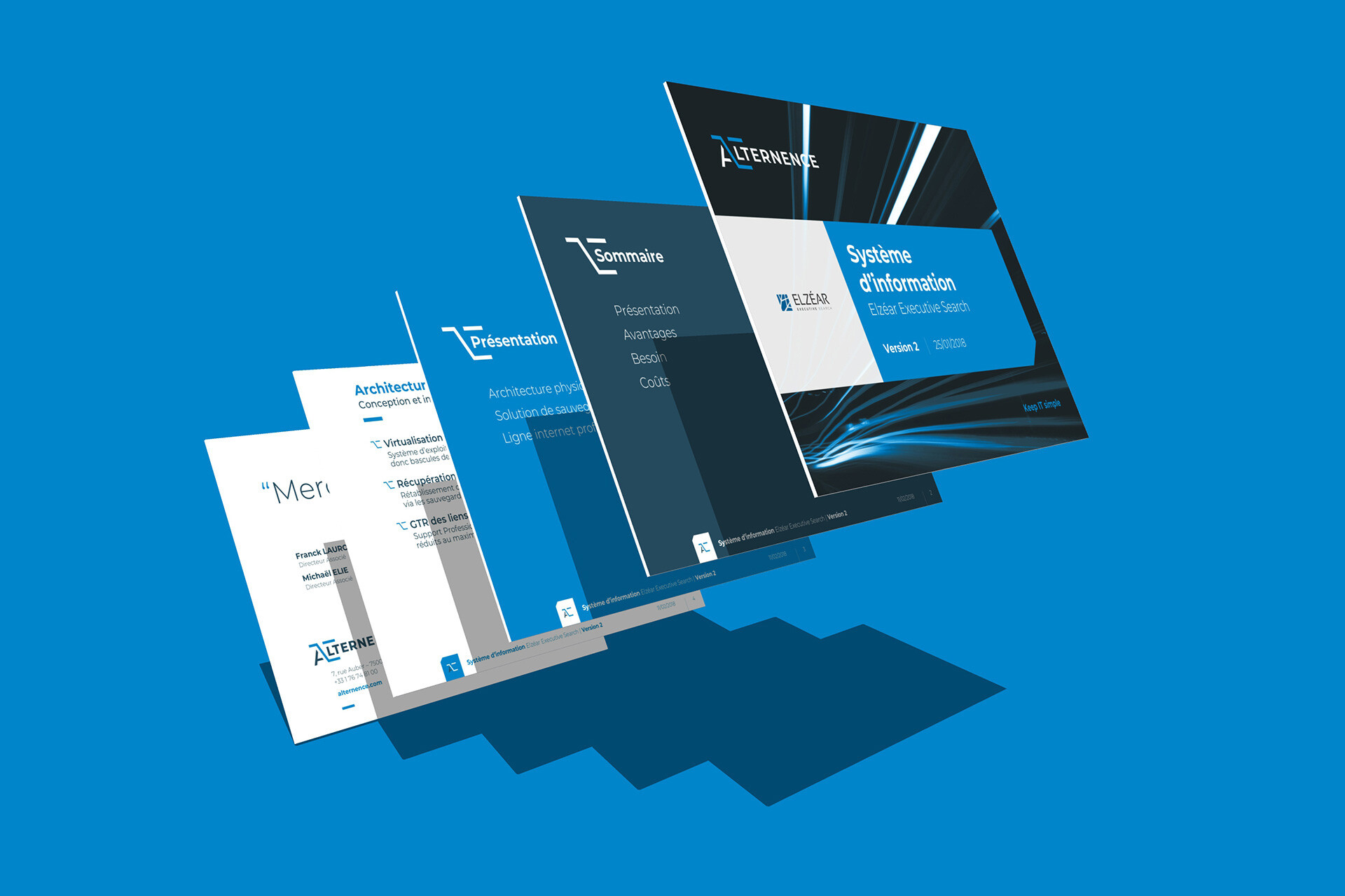 Template PowerPoint Alternence