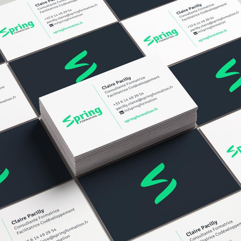 Carte de visite Spring Formation