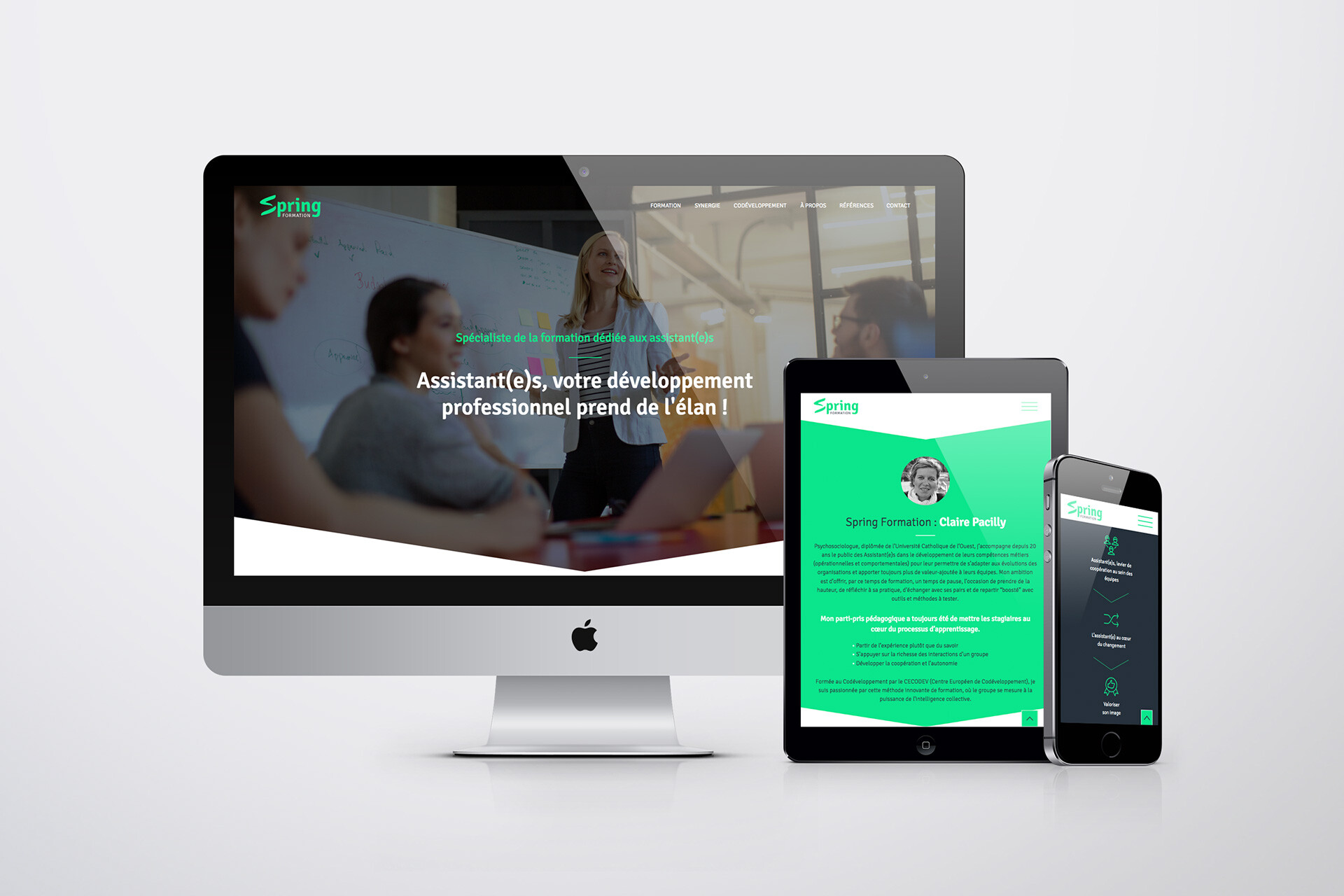Webdesign responsive Spring Formation