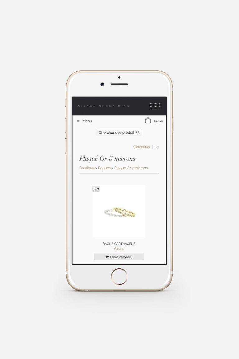 Site internet Sucre d'Or