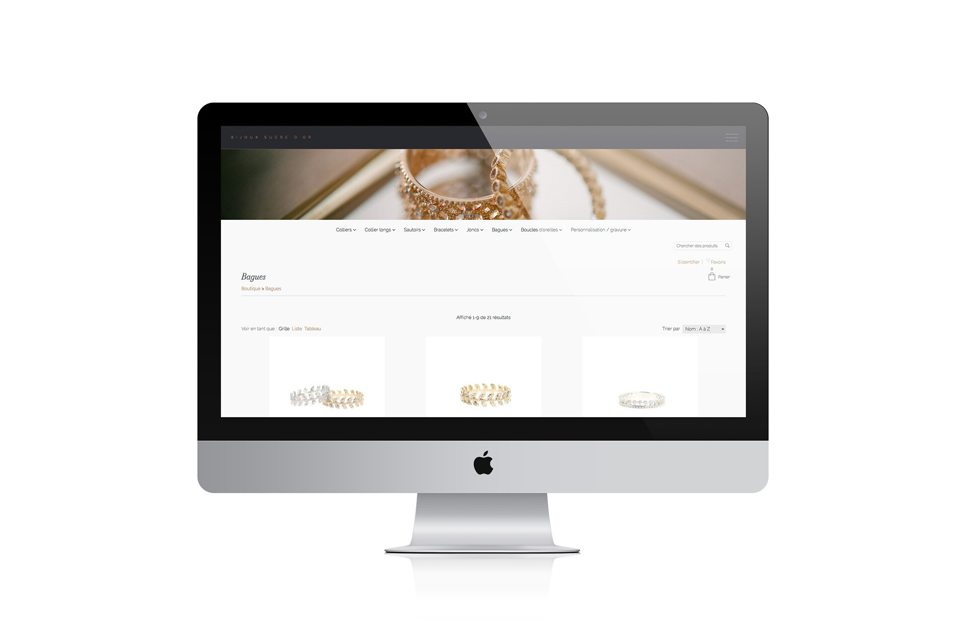 Site internet Sucre d'Or