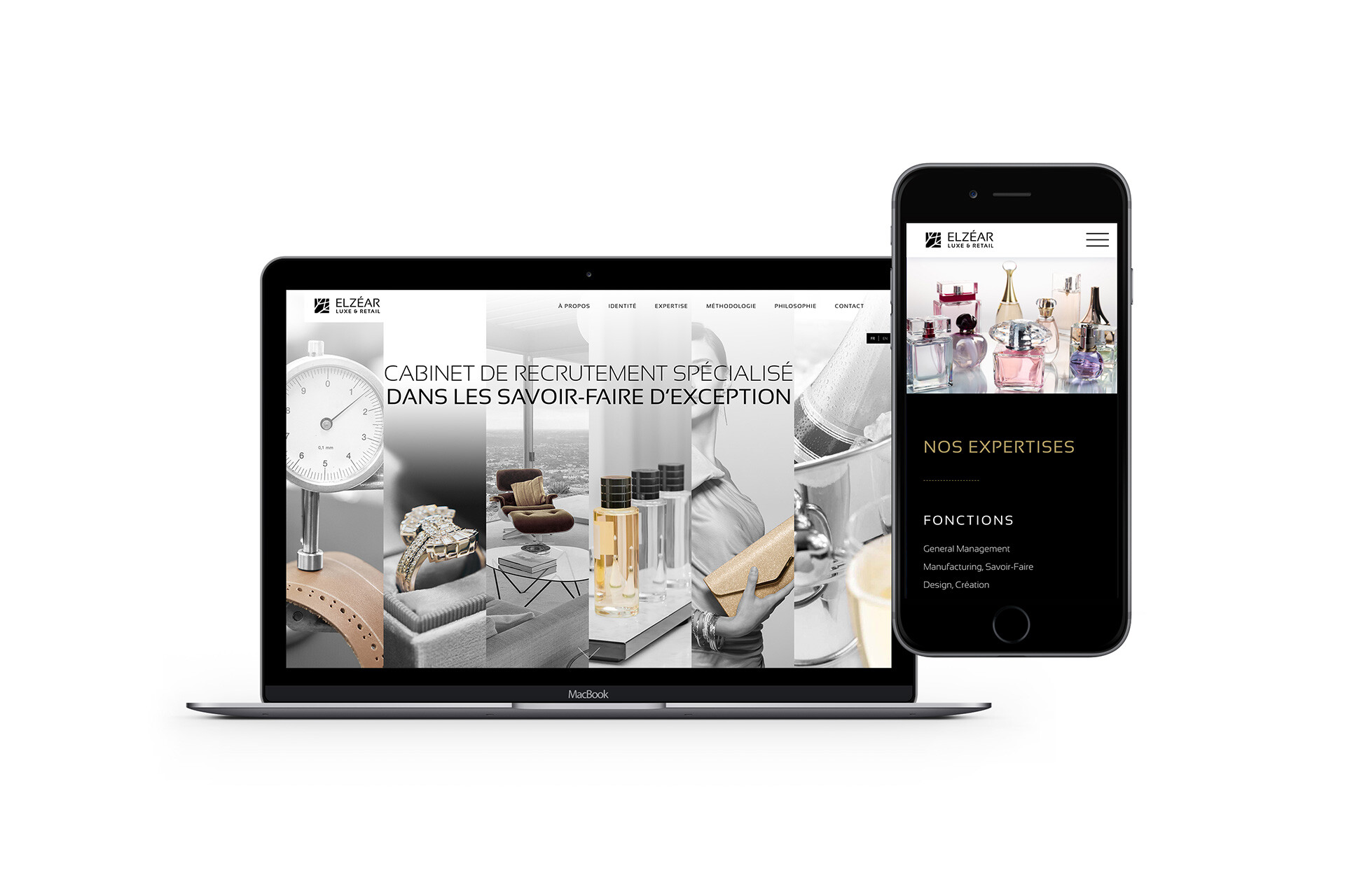 site internet elzéar luxe & retail