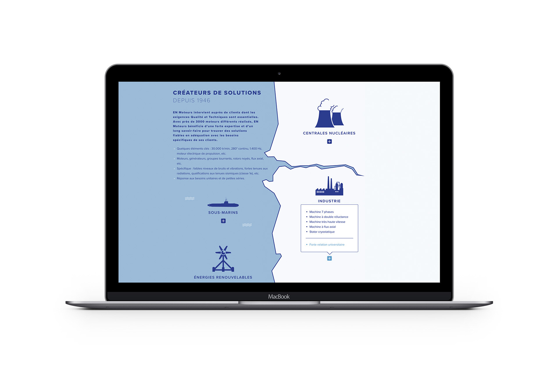 webdesign carte interactive expertises en moteurs
