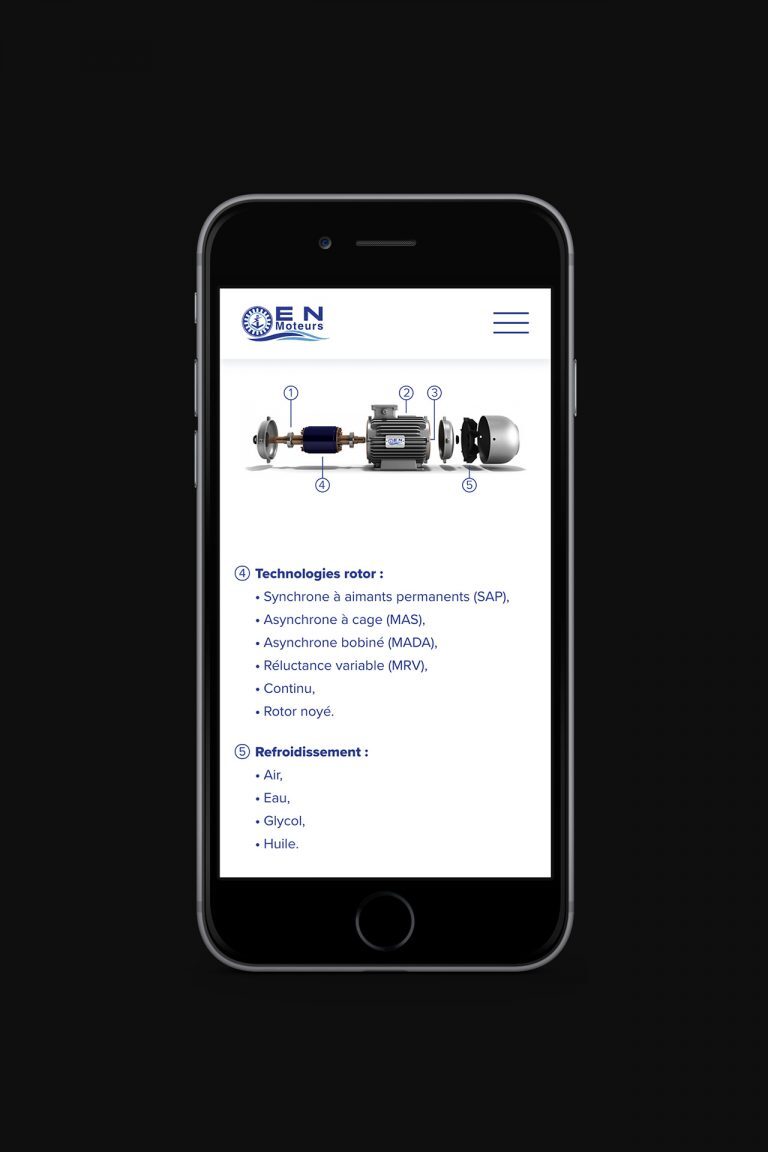 webdesign mobile en moteurs