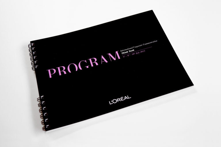 L'Oréal Think Tank booklet