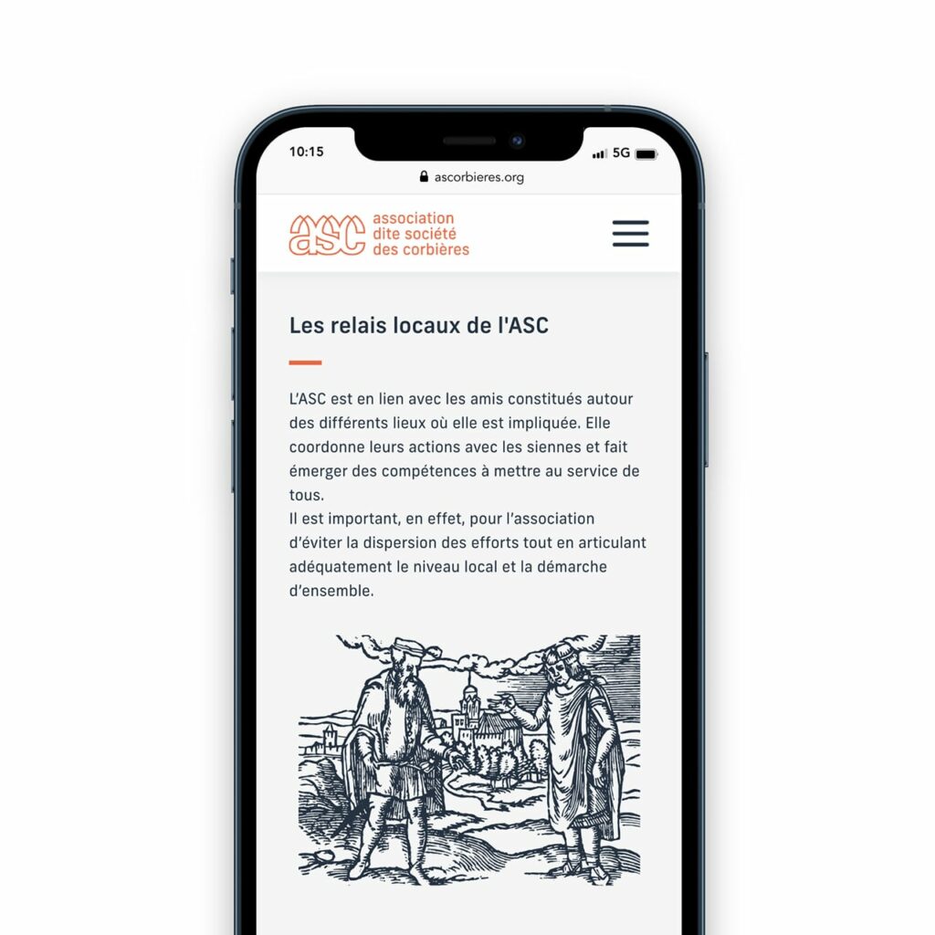 Webdesign ASC version mobile